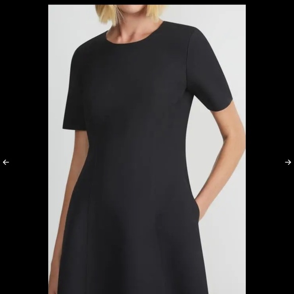 LAFAYETTE 148 NEW YORK Fit & Flare Dress - Black - Picture 3 of 8